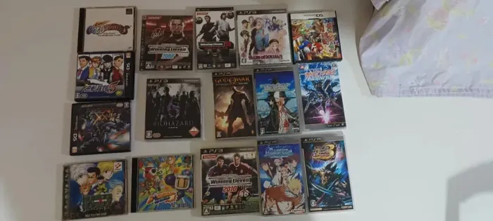 BOX VAZIO ORIGINAL JAPAN GAMES SONY PLAYSTATION 2,PS3,PSP,DS,LSPS,SAGA SATURN,WII,NINT SWI