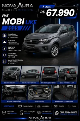Fiat Uno Mille 1.0 Fire/ F.flex/ Economy 4P 2025