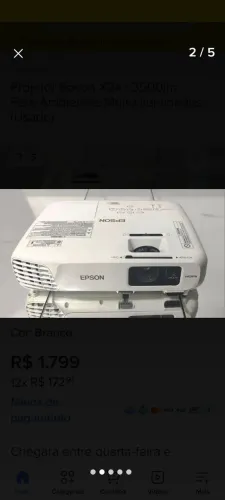 Vendo Projetor Epson X24