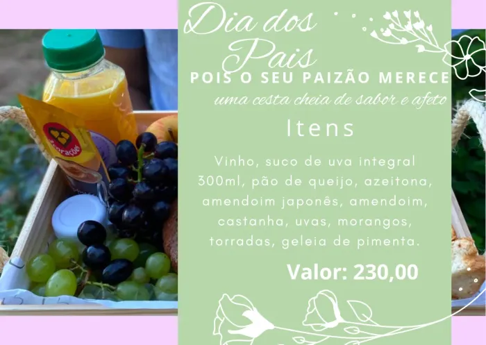 Cesta de café da Manhã