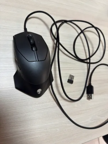 Alienware Gaming Mouse Aw610m: Sensor Óptico Dpi-bateria Rec