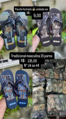 Sandália no atacado