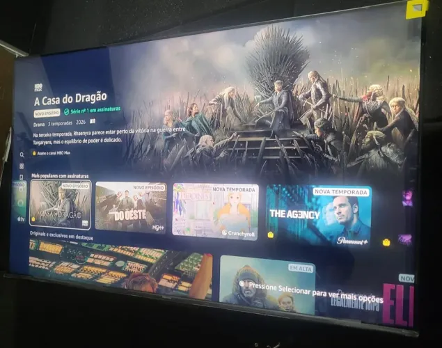 Tv smart 55 polegadas Hisense em ótimo estado