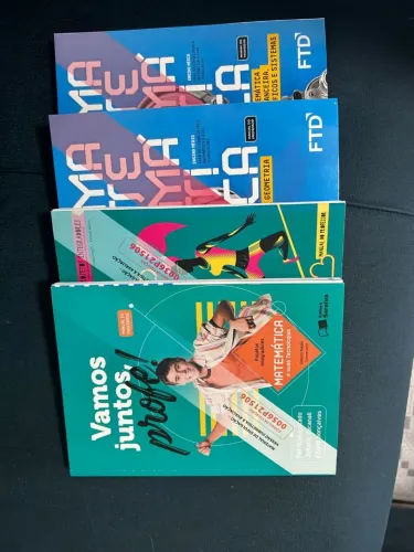 KIT 4 LIVROS MATEMÁTICA - ENSINO MÉDIO - MANUAL DO PROFESSOR