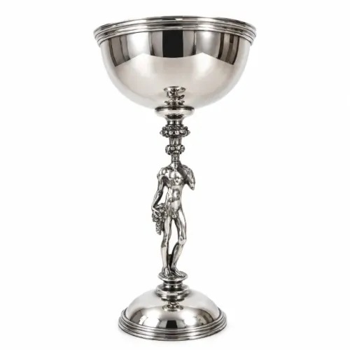 Centro de Mesa Vintage Banhado a Prata - Estilo Clássico e Ornamental