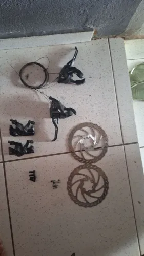 Kit freio a disco dianteiro e traseiro