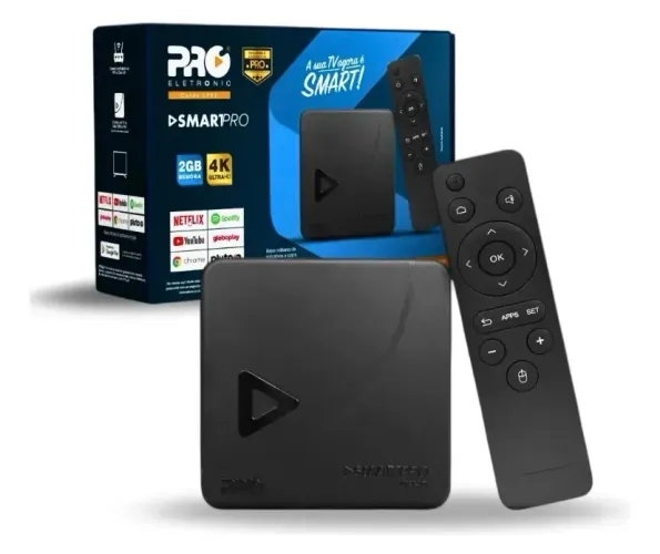 Vendo aparelho tv box Proeletronic Smartpro + tv 32 AOC