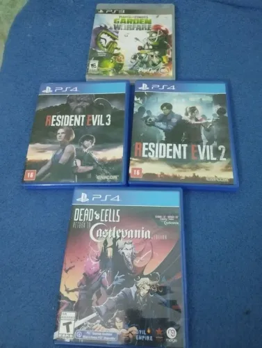 Cds de PS3 e PS4