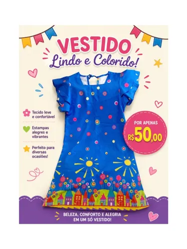 Vendo este lindo vestido infantil