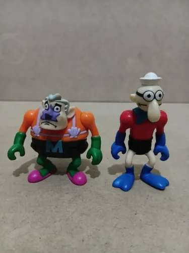 homem sereia e mexilhão, super heróis da turma do bob esponja, originais imaginext