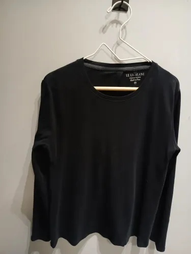 Blusa Le lis blanc algodão preto Tam PP