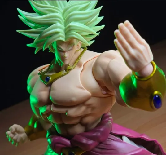 Dragon Ball Z Broly Super Sayajin Green ZT-02 ZT Toys novo