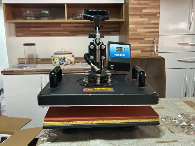 Prensa térmica para sublimação 8 em 1, canecas personalizadas, camisetas personalizadas