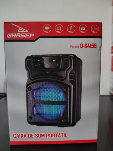 Caixa de Som Bluetooth Grasep Portátil