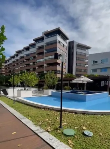 Apartamento pé na areia em Camboinha com 3 quartos, vista mar, mobiliado, 2 vagas e condom
