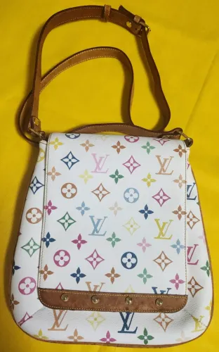 Bolsa Louis Vuitton Monogram Multicolore Branca