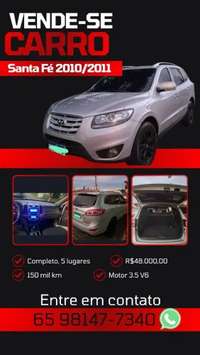 Hyundai Santa Fe GLS 3.5 V6 4X4 Tiptronic 2011