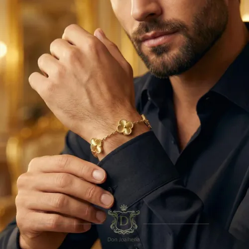 Pulseira Trevo em Ouro 18K 750