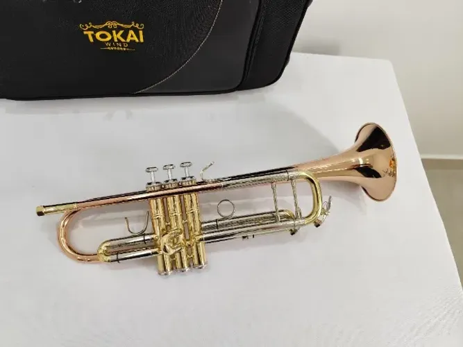 Trompete Tokai TR-400GB Gold Dourado Sib Novo/Troco/Parcelo 21x