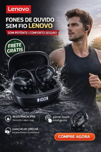 Fone esportivo Lenovo