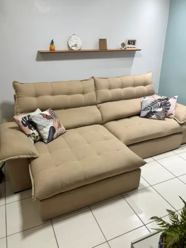 SOFÁ RETRÁTIL E RECLINÁVEL 2,90 