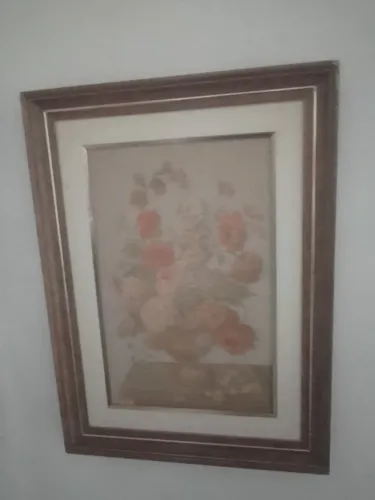 Lindo quadro pintado à mão
