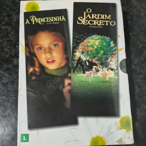 DVD A Princesinha" e "O Jardim Secreto".