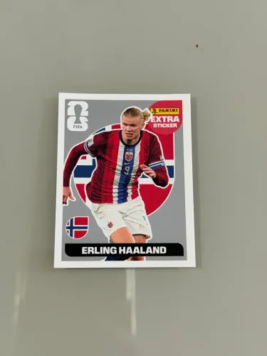 Figurinha Legend Haaland Prata Copa do Mundo