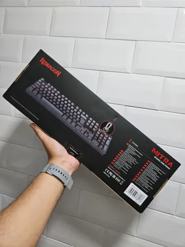 Teclado Mecânico Gamer Redragon Mitra RED