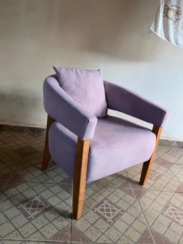 Poltrona Valentina Bianchi Em Linho (Muito Conservada)