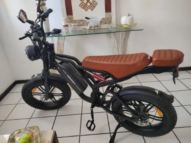 Bicicleta elétrica wehawk wx-19 60km de autonomia - Nova