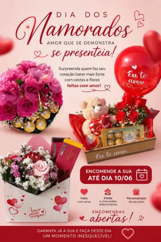Cesta dia dos namorados 