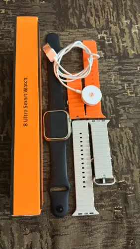 ? SMARTWATCH 8 ULTRA 49MM + 3 PULSEIRAS + CARREGADOR
