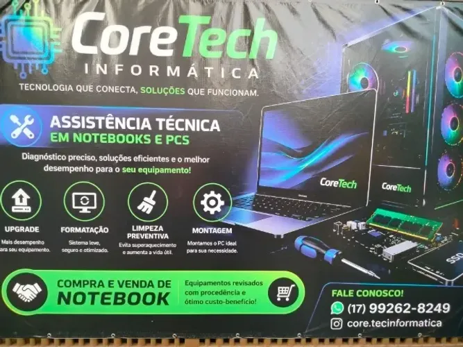 A Coretech está com fones de ouvido a partir de 10 reais, carregadores somente 20 reais e