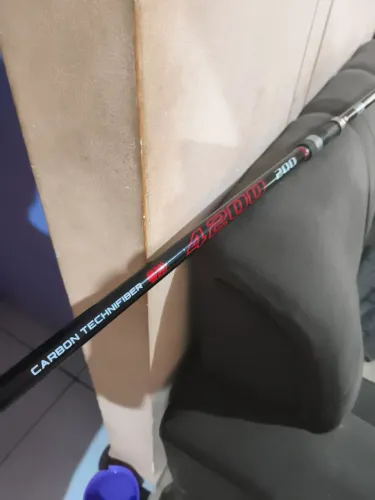 Vara de pesca fibra de carbono