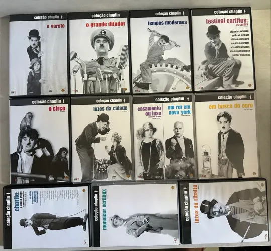 Coleção Charles Chaplin DVD (LOTE TODO)