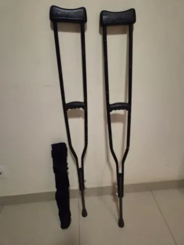 Estabilizador Ortese Joelho e Muletas