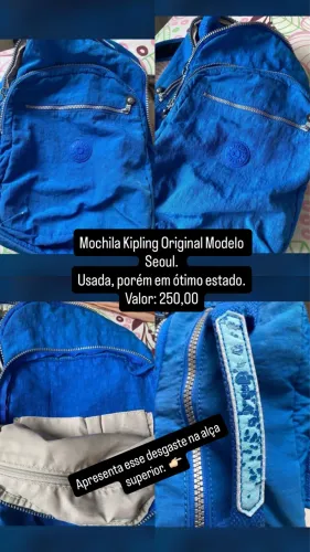 Mochila kipling original usada