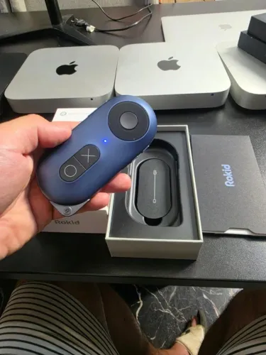 Oculos de Realidade Aumentada Rokid AR com Rokid Station