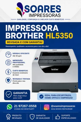 Vendo impressora brother HL5350