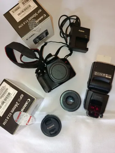 Kit Completo Câmera+Lente