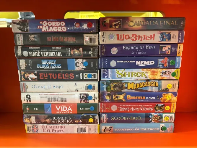 Mega Lote VHS Filmes Antigos 40 Peças