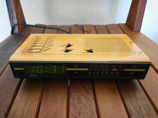 Rádio Relógio SEIKO Anos 90