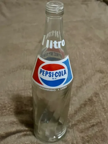 Garrafa antiga Pepsi-cola 1 litro 