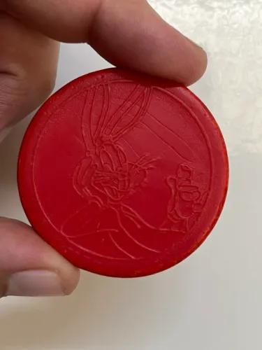 Tazo Master raro Pernalonga ( vermelho) Looney Tunes Original
