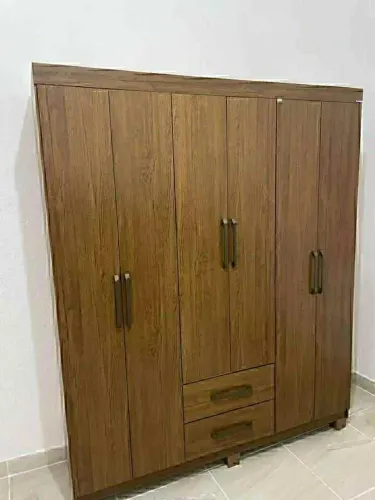 GUARDA ROUPAS CASAL ÁRIES MARROM SEM ESPELHO NOVO