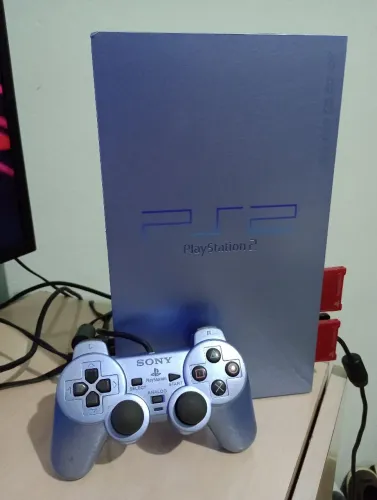 Vídeo game Playstation 2 Edição Aquac Blue Ps2