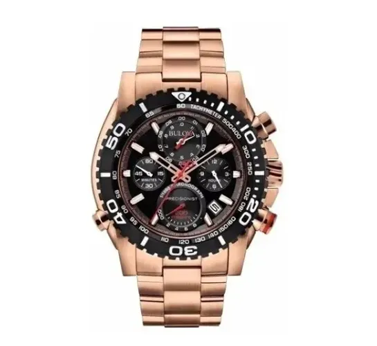 Relógio Bulova Precisionist Chronograph 98B213 Rose Gold