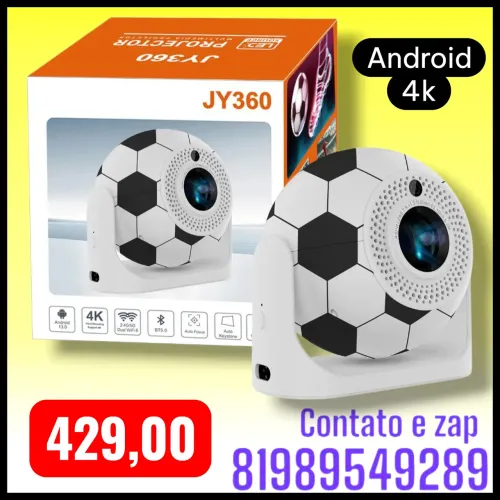 mini projetor inteligente JY360