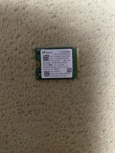 NVME 256gb - novo